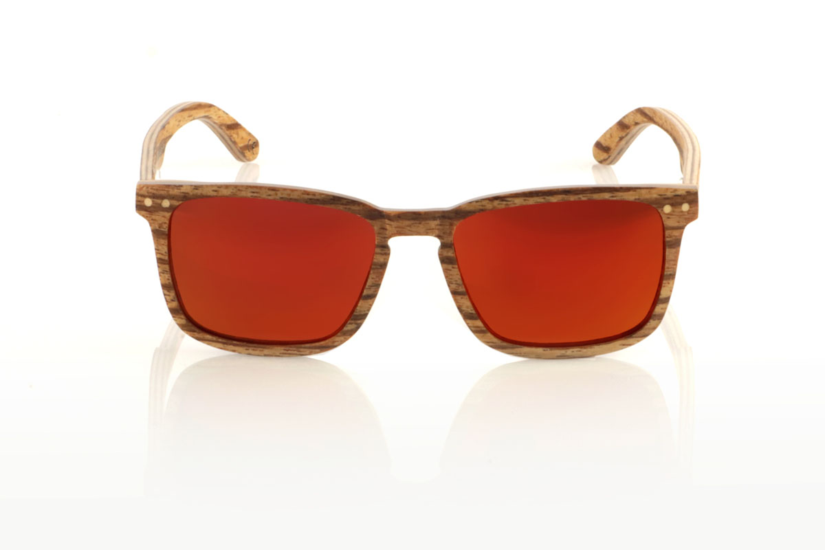 Gafas de Madera Natural de Zebrano modelo ROMUALD - Venta Mayorista y Detalle | Root Sunglasses® 